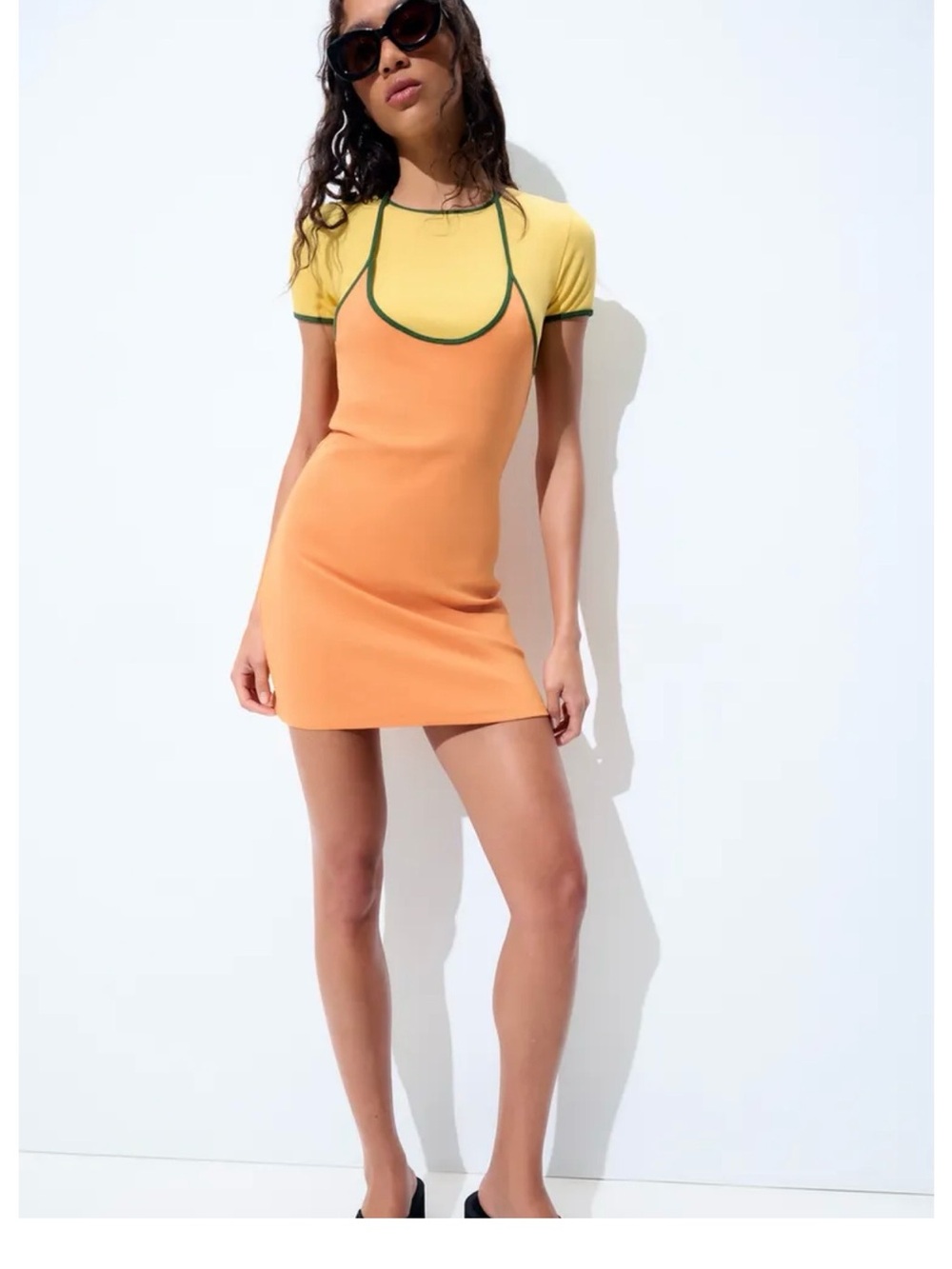 Zara Double effect mini dress
